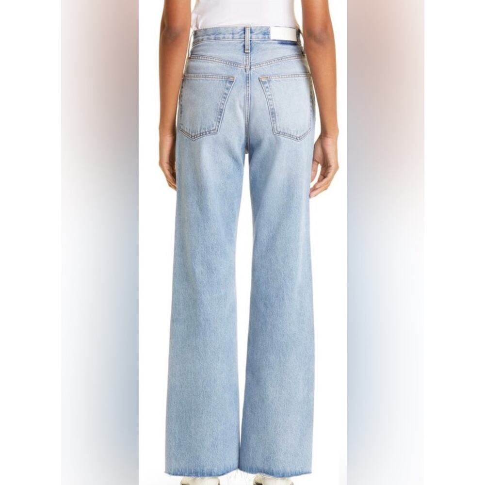 RE/DONE 70's Bootcut Jeans Light Wash 100% Cotton Size 26 - Picture 5 of 11